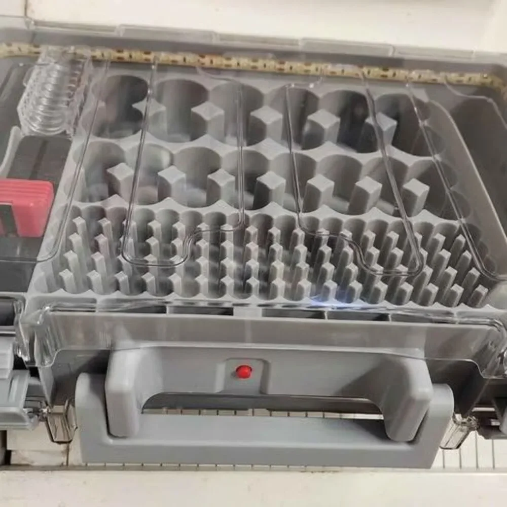 Lighted Battery Organizer Case with Tester - Holds 200+ Batteries